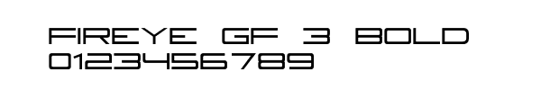 Fuente Fireye GF 3 Bold.ttf