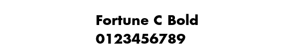 Fuente Fortune C Bold.ttf