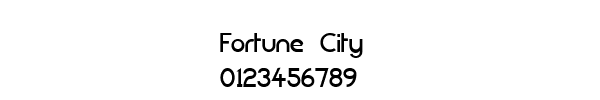 Fuente Fortune City.ttf