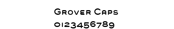 Fuente Grover Caps.ttf