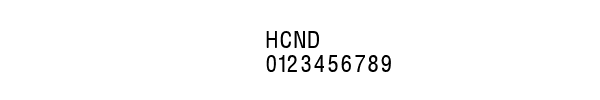 Fuente HCND.TTF