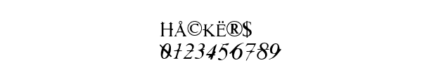 Fuente Hackers.ttf