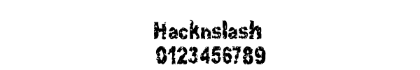 Fuente Hacknslash.ttf