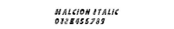 Fuente Halcion Italic.ttf