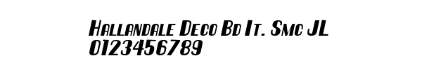 Fuente Hallandale Deco Bd It. Smc JL.TTF