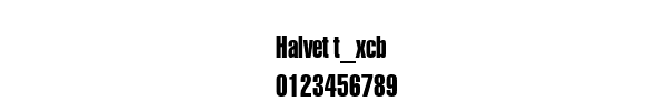 Fuente Halvett_xcb.ttf