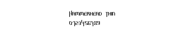 Fuente Hammerhead  Thin.ttf