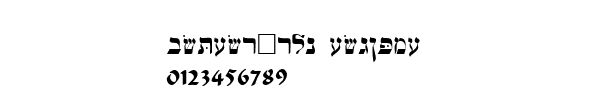 Fuente Hebrew-WSI Regular.ttf