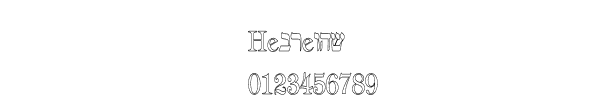 Fuente Hebrewhc.ttf