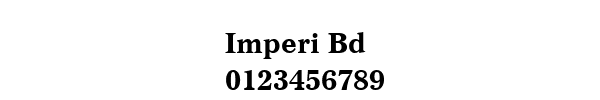 Fuente Imperi Bd.ttf