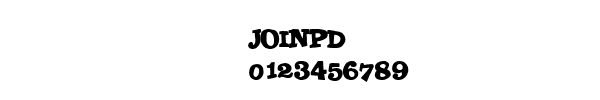 Fuente JOINPD.TTF