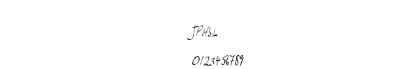 Fuente JPHSL.TTF