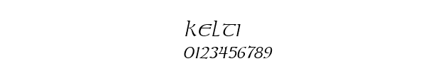 Fuente KELTI.TTF