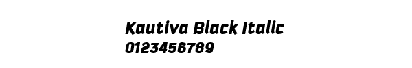 Fuente Kautiva Black Italic.ttf