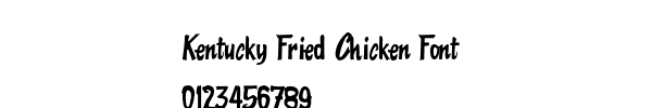 Fuente Kentucky Fried Chicken Font.ttf