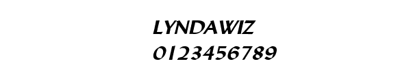 Fuente LYNDAWIZ.TTF