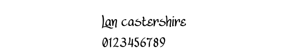 Fuente Lan castershire.ttf