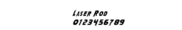 Fuente Laser Rod.ttf