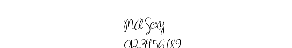 Fuente MA Sexy.ttf