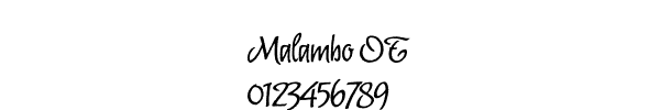 Fuente Malambo OT.ttf