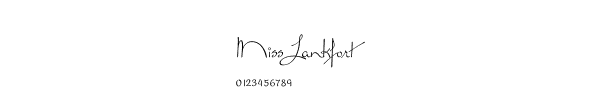 Fuente Miss Lankfort.ttf