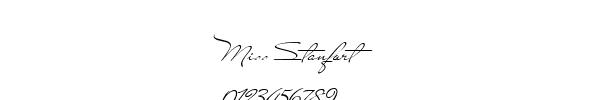 Fuente Miss Stanfort.ttf