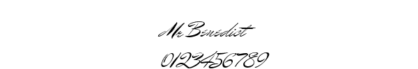 Fuente Mr Benedict.ttf