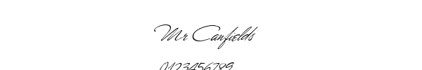 Fuente Mr Canfields.ttf