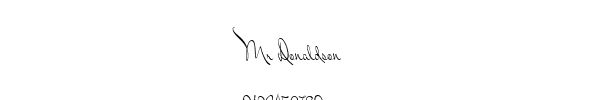 Fuente Mr Donaldson.ttf