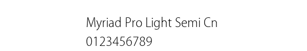 Fuente Myriad Pro Light Semi Cn.ttf