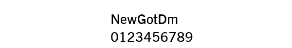 Fuente NewGotDm.ttf