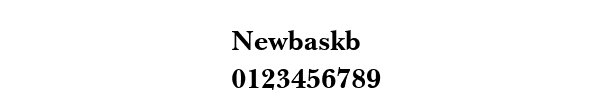 Fuente Newbaskb.ttf