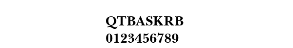 Fuente QTBASKRB.TTF