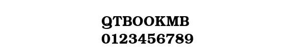 Fuente QTBOOKMB.TTF