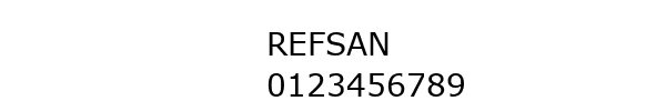 Fuente REFSAN.TTF