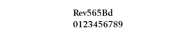 Fuente Rev565Bd.ttf