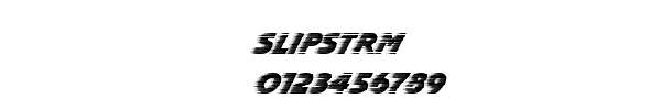 Fuente SLIPSTRM.TTF