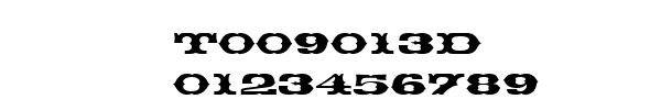 Fuente T009013D.TTF