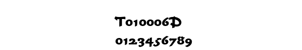 Fuente T010006D.TTF
