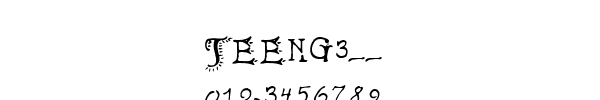 Fuente TEENG3__.TTF