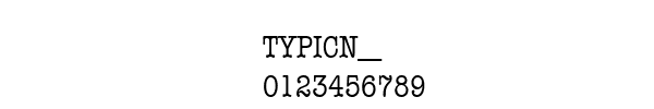 Fuente TYPICN__.TTF