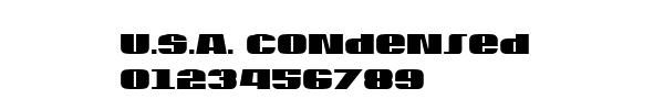 Fuente U.S.A. Condensed.ttf