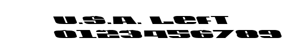 Fuente U.S.A. Left.ttf