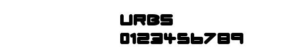 Fuente URBS.TTF