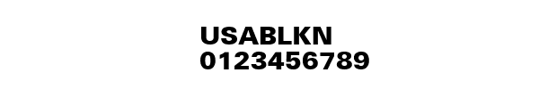 Fuente USABLKN.TTF