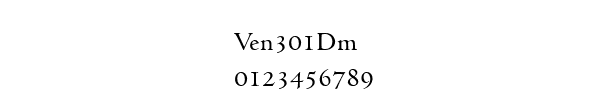Fuente Ven301Dm.ttf