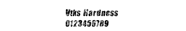Fuente Vtks Hardness.ttf