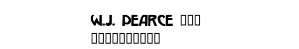 Fuente W.J. Pearce 213.ttf