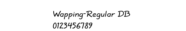 Fuente Wapping-Regular DB.ttf