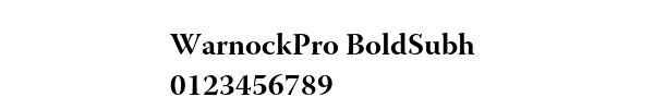 Fuente WarnockPro BoldSubh.ttf